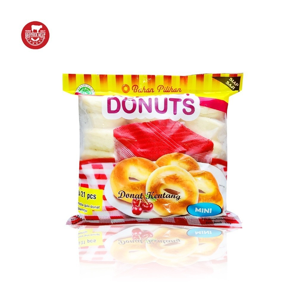 

Pelangi Donuts Kentang Mini isi 21, Donat Kentang - Brothermeatshop