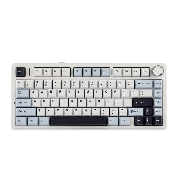 AULA F75 PBT Wireless Gasket Hotswap 75 Mechanical Keyboard with Knob