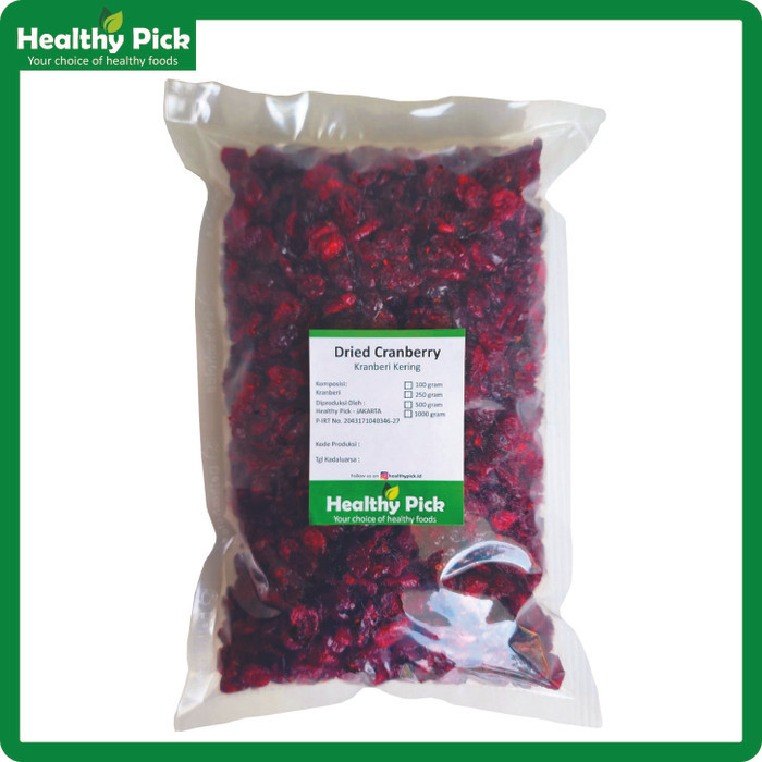 

Ready Stock Dried Cranberries Unsweetened 1Kg