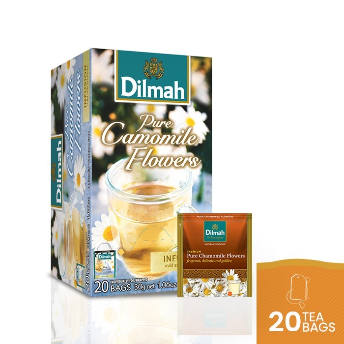 Termurah Dilmah Pure Camomile Flowers Tea - Teh Celup Infusion