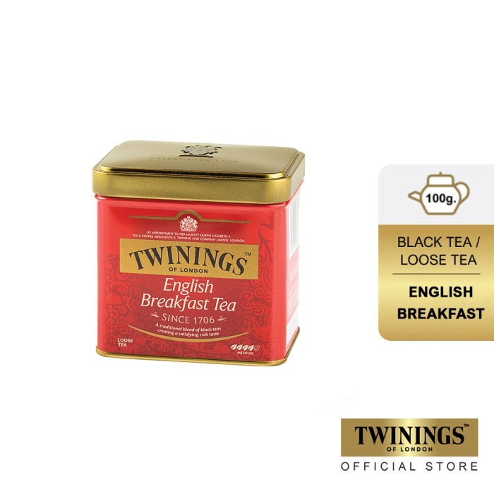 

Terlaris Twinings Classic Loose Leaf English Breakfast 100Gr