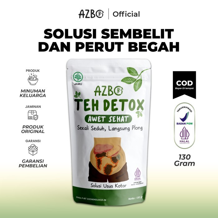 

Terlaris Azbo Teh Detox Awet Sehat 75Gr