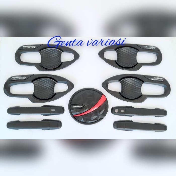 Cover Handle Pintu Outer Tank Cover Avanza 2022 Hitam Doop All Variant