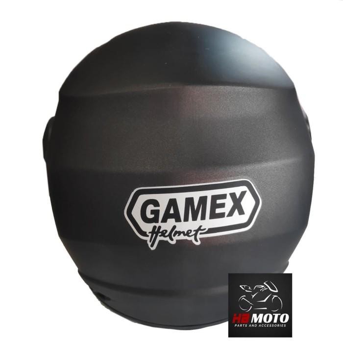 Helm Gamex Black Doft Gmx2Blackdoft / Helm Sni / Helm Half Face / Helm