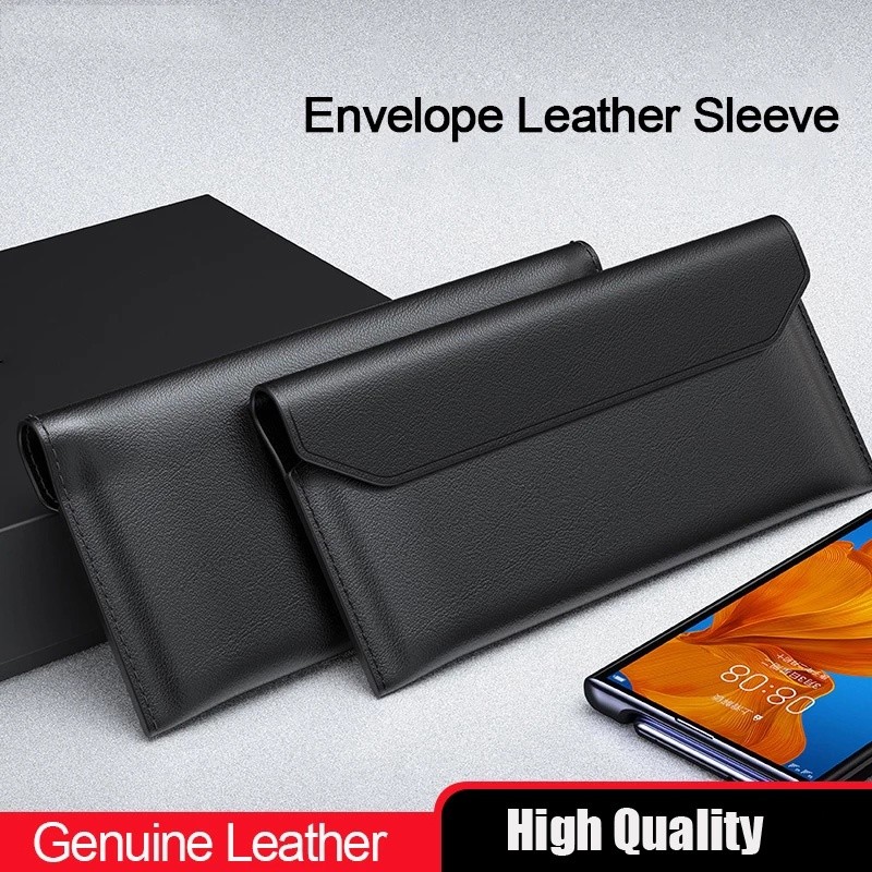 Samsung Galaxy Z Fold 4 Z Fold3 5G Z Fold 3 2 Z Flip 3 W20 Kantong Pelindung Kulit Asli Dompet Tas K