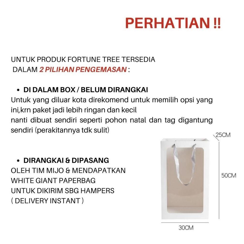 

Mlarak Store HAMPERS POHON IMLEK / FORTUNE TREE HAMPERS