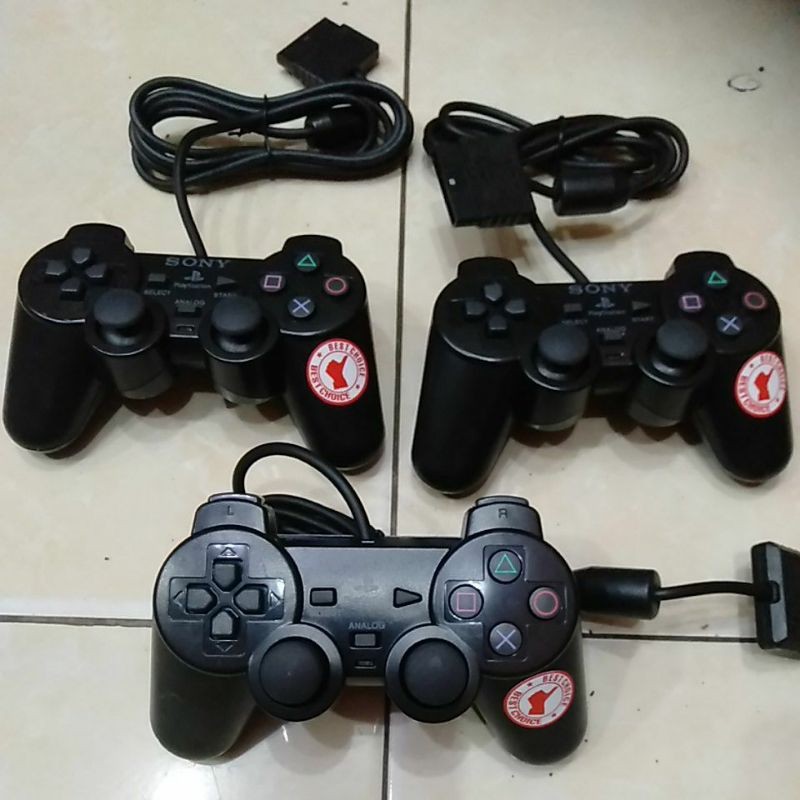 sony stik ps2 lokal tw hitam baru 100%