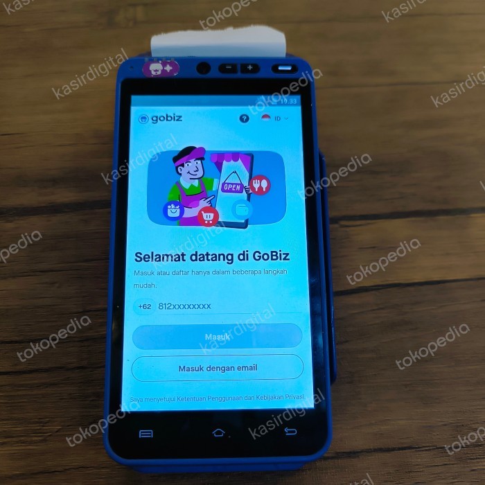 TERBAIK Mesin Kasir Android POS Ingenico APOS A8 Spots Gobiz