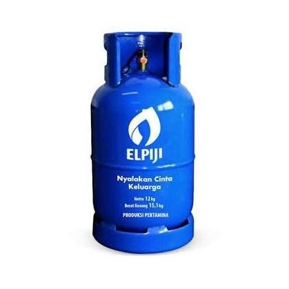 TABUNG GAS ELPIJI LPG 12 KG PINK BRIGHT GAS (TABUNG + ISI)