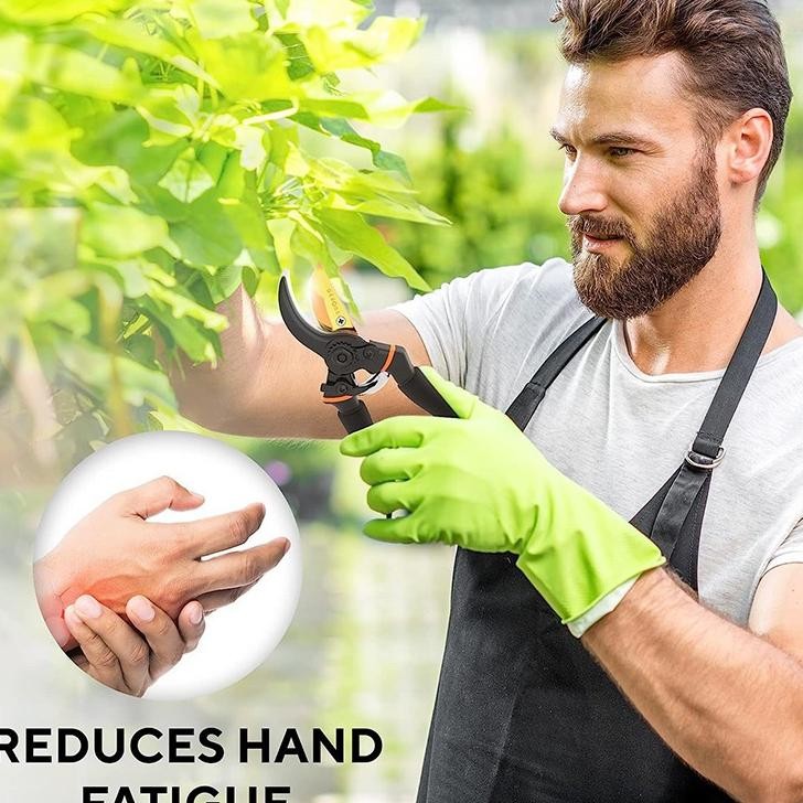 Gunting Dahan Dan Ranting Tainle Alloy Teel Portabel Alat Gunting Rumput Taman