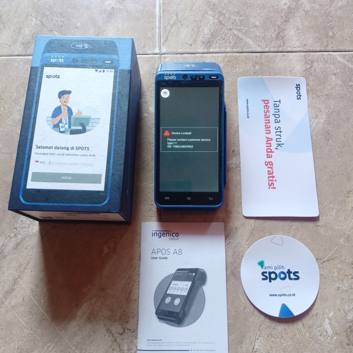 TERLENGKAP mesin kasir android ingenico apos a8