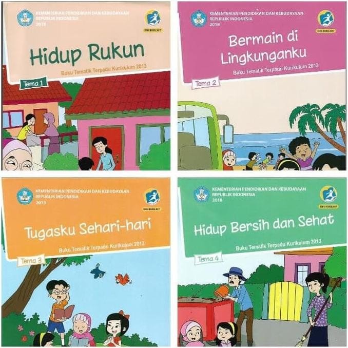 

TERBATAS BUKU TEMATIK SD KELAS 2 tema 1,2,3,4 PAKET HEMAT SEMESTER 1