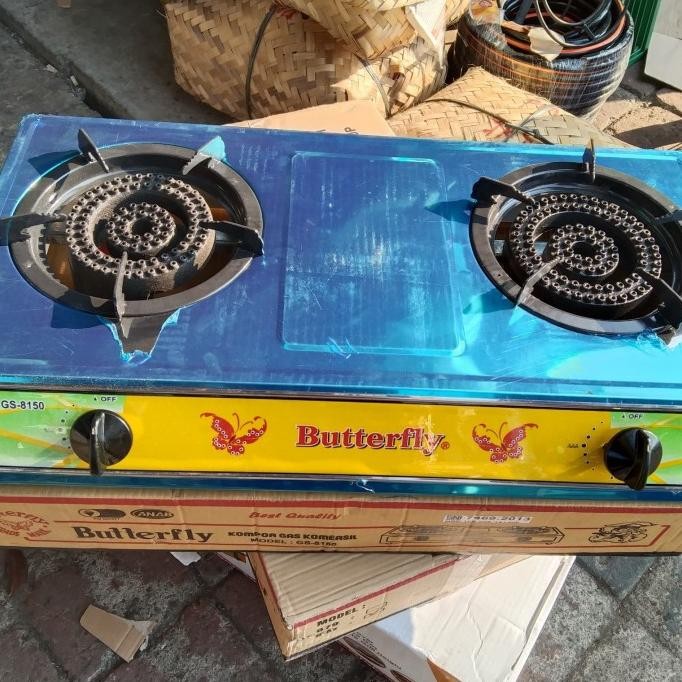 KOMPOR GAS TUNGKU 2 MERK BUTTERFLY GS 8150