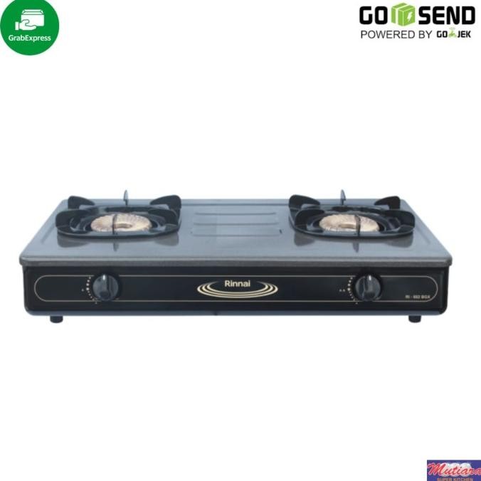 Kompor Gas 2 Tungku Api Besar Tipe RI-602BGX Rinnai