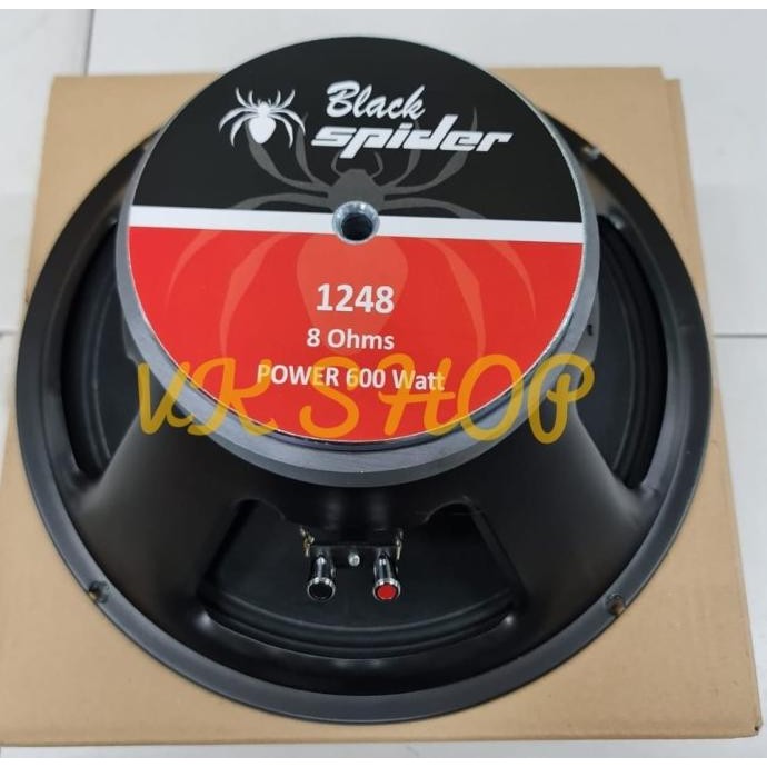 SPEAKER KOMPONEN BLACKSPIDER 1248 ORIGINAL BLACK SPIDER 1248 12 INCH