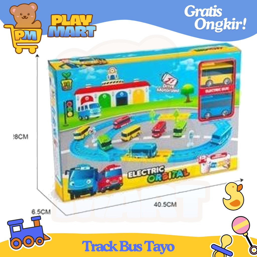 Mainan Anak Bis Model Tayo Mainan Anak Bis Pakai Baterai