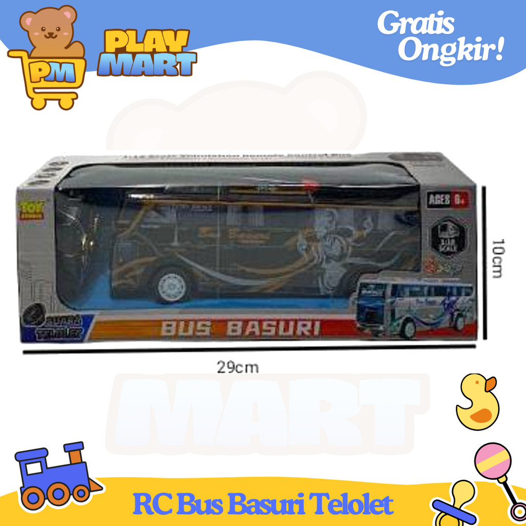 Mainan Anak Bus Telolet Remote Control Mainan Anak Remote Control Model Bus Telolet