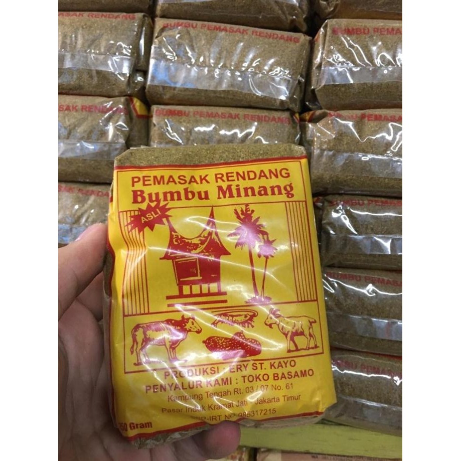 

Bumbu Minang pemasak rendang P82T