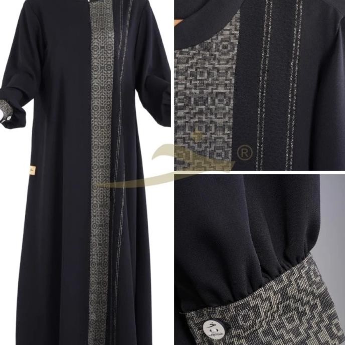 Spesial Rafhanah Gamis Jetblack - Khadijah Indonesia #Ayranashwa