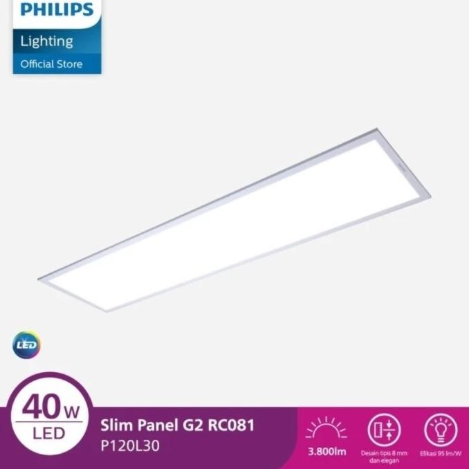 Sale Philips LED Panel RC081V Led40S 40W 40 Watt 40 W 40Watt 30X120 Cm