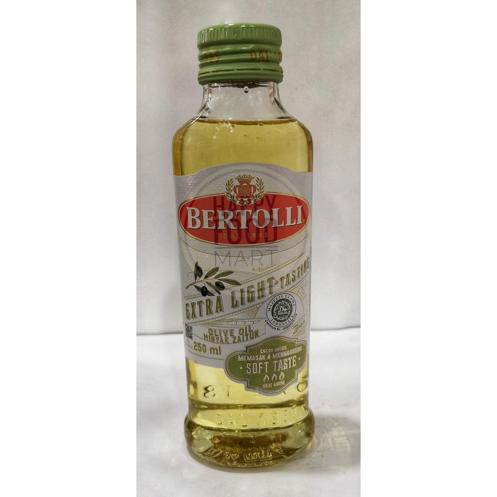 

Bertolli Extra Light Olive Oil 250Ml/Minyak Zaitun/Minyak Olive Original Dan Terpercaya