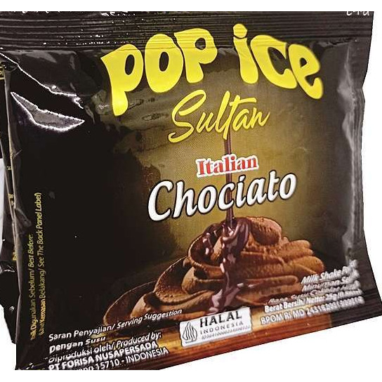 

Pop Ice Sultan Cioccolato 1 Renceng Isi 10 Original 100%