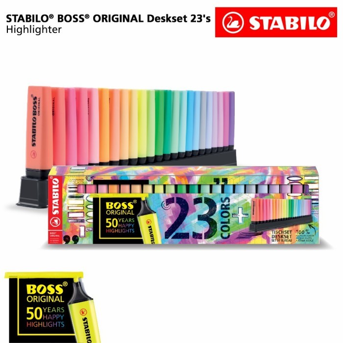 

TERBARU STABILO BOSS ORIGINAL Deskset 23's / Limited Edition / Pen Marker High PROMO!