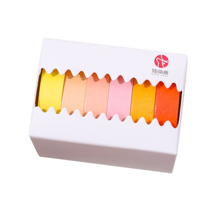 

TERBARU 6 PCS MASKING TAPE SET - 100 COLOR SERIES