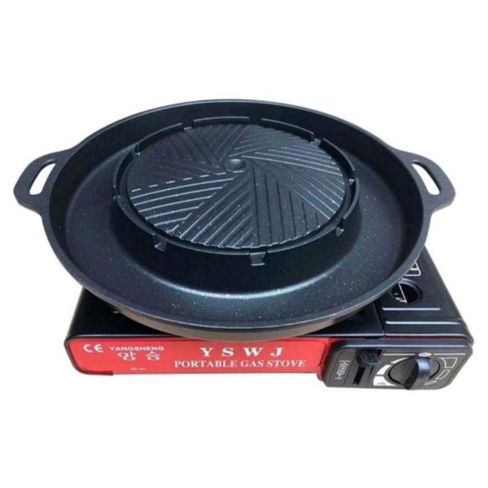 

Terbaru Panggangan Bbq Grill Plate Panci Shabu 2In 1