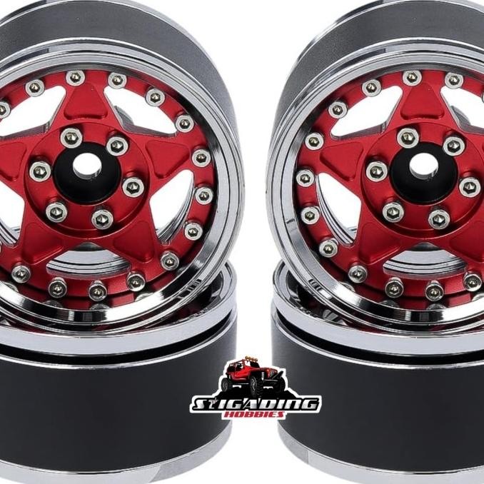 Velg Metal Beadlock 1.9 Adjustable Offset Star Spoke Clone Probuild