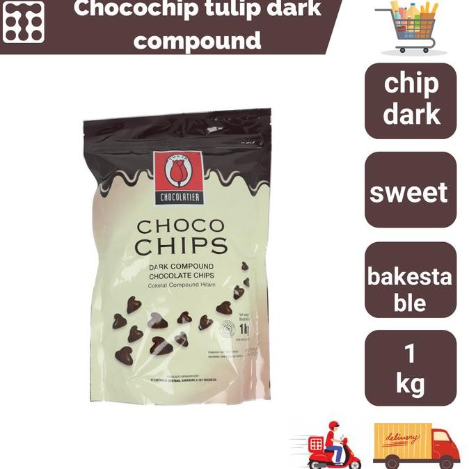 

LIMITEDEDITION CHOCO CHIPS TULIP DARK COMP 1 KG