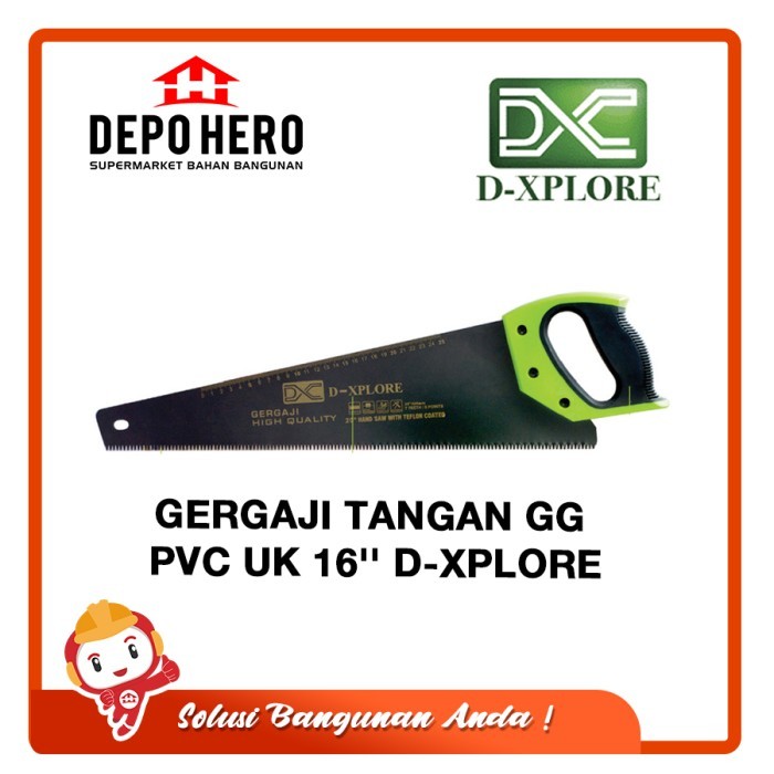 GERGAJI TANGAN GG PVC UK 16'' D-XPLORE