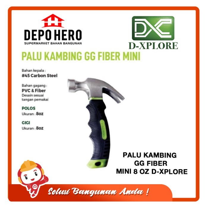 PALU KAMBING GG FIBER MINI 8 OZ D-XPLORE