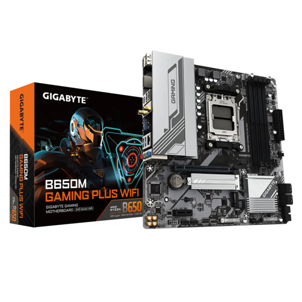 GIGABYTE B650M GAMING PLUS WIFI | Motherboard AMD B650 AM5 DDR5 Micro ATX