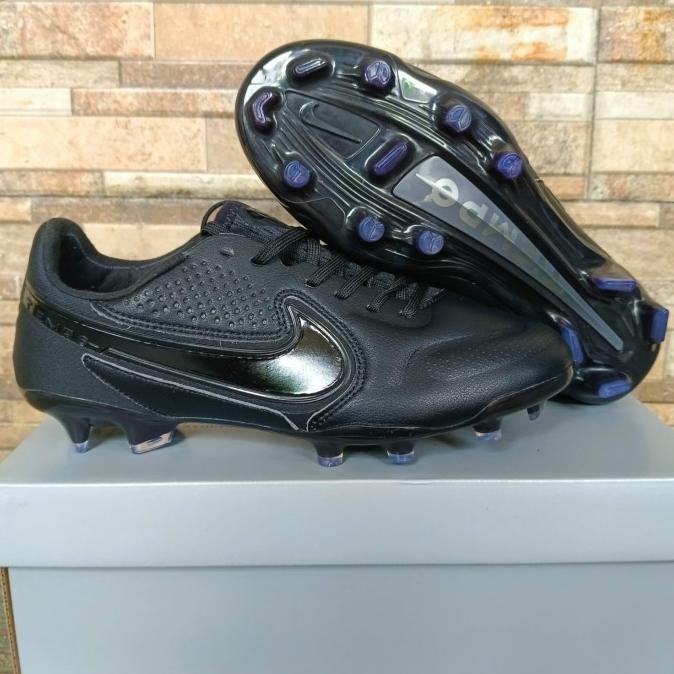 Sepatu Bola Tiempo Legend9 Elite Full Black Fg soccer SUM