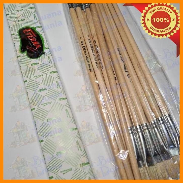 

(BUAN) KUAS GAMBAR ETERNA 7 INCH | KUAS LUKIS | ARTIST PAINT BRUSH | ATK