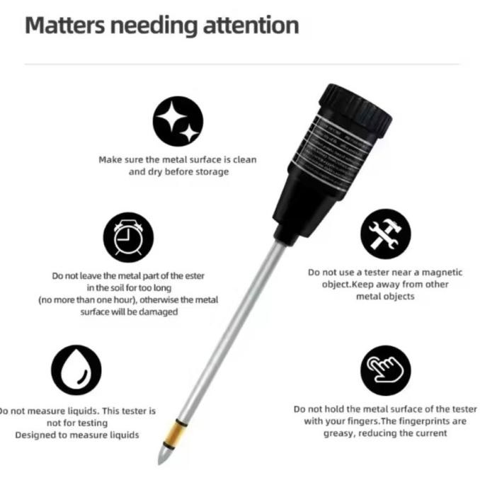 

Terbaru Alat Ukur Long Probe Ph Tanah Soil Ph Detector Kelembaban Moisture Tester Meter