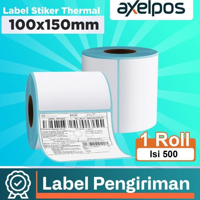 

Sale Kertas Label Stiker Thermal Barcode A6 100X150Mm Isi 150/200/250/500