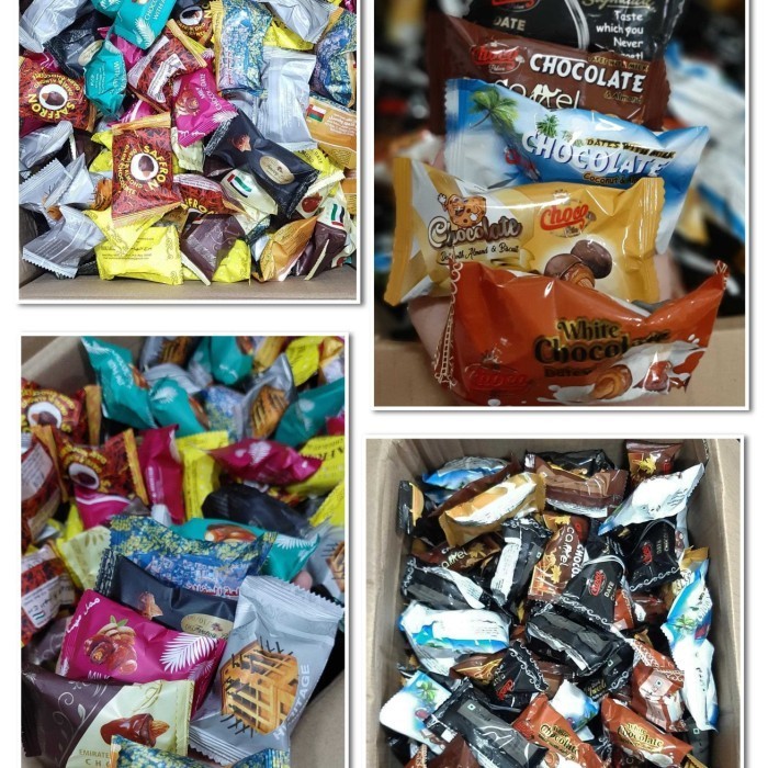 

Coklat Kurma Almond 1 Kg/500 Gr/Mix With Original Chocolate Arab Oleh2 New SE01