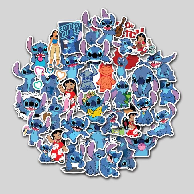 

Sale Sticker Pack Lilo And Stitch | Sticker Tumbler | Stiker Laptop Koper Helm
