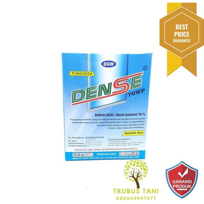 Fungisida DGW Dense 70 WP 200 Gr