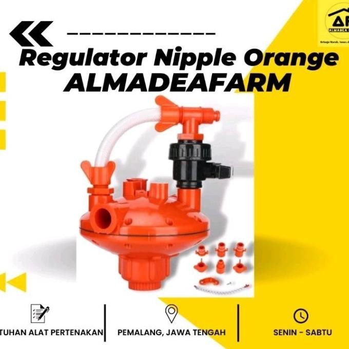 Mx45 Water Pressure Regulator | Regulator Nipple | Nipel | Regulator