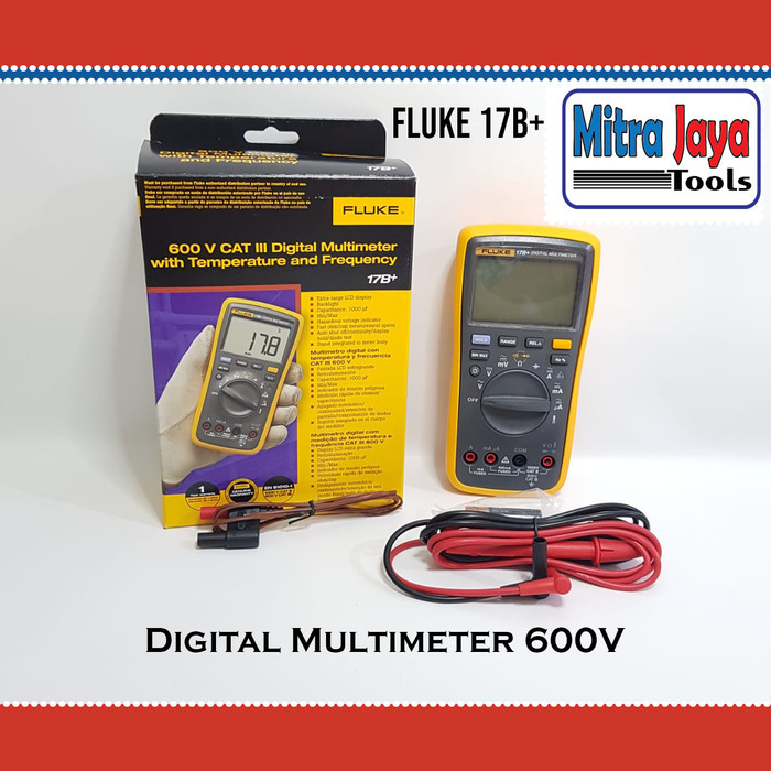 Jual Digital Multitester Avo Meter Fluke 17B+ , Original 100% Fluke Usa