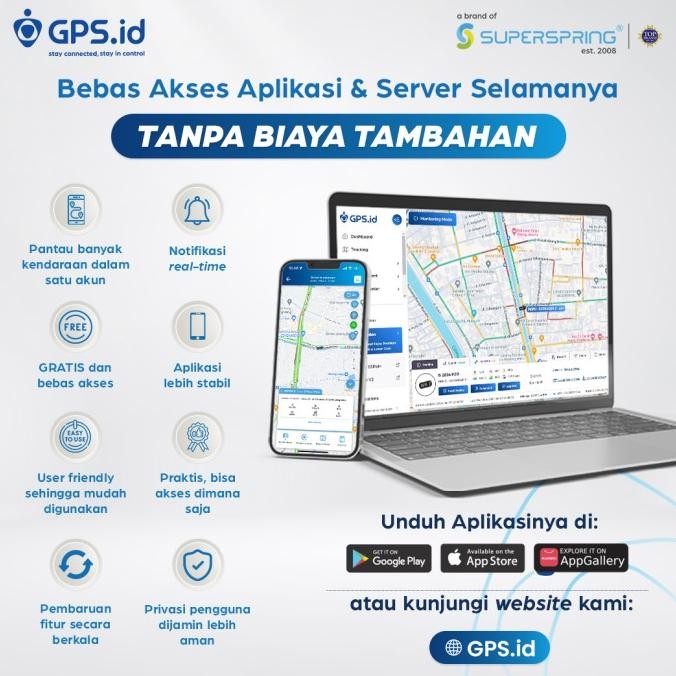 GPS ID TRACKER GUARDA A20 SUPERSPRING PELACAK COCOK UNTUK MOTOR