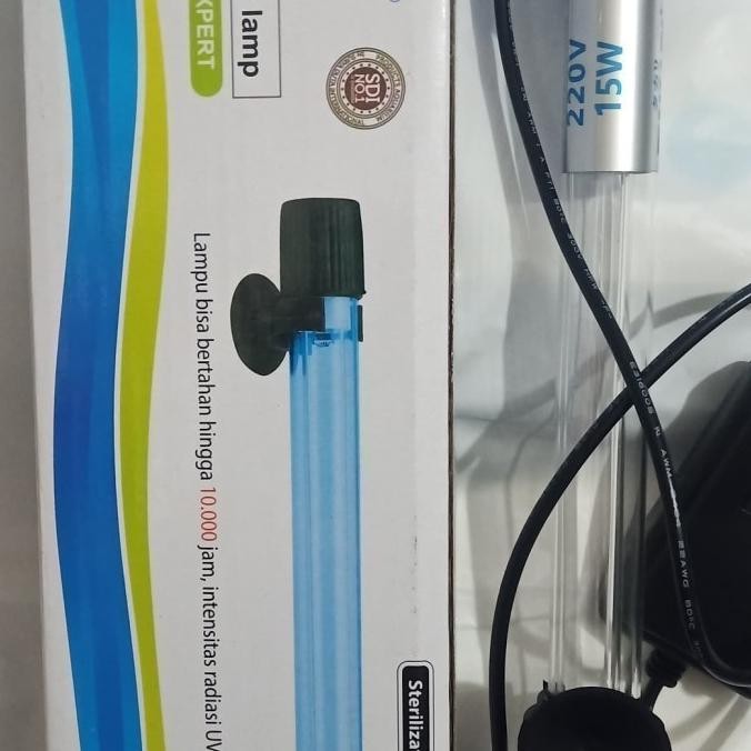 AQUARIUM LAMPU UV TAKARI 15 WATT BASMI ALGA ORIGINAL DAN TERPERCAYA