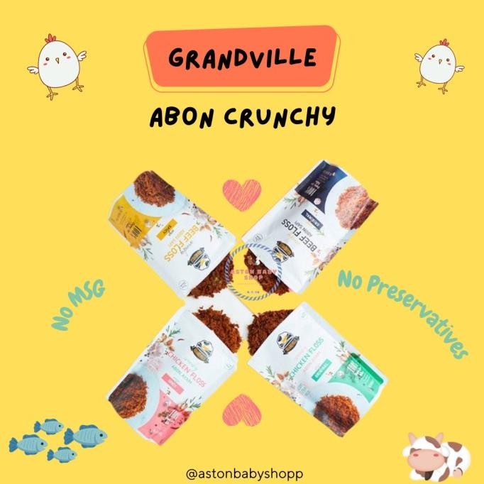 

EKSLUSIF Grandville Abon Crunchy Ayam/Sapi-Ayam ori/spicy-Sapi ori/spicy
