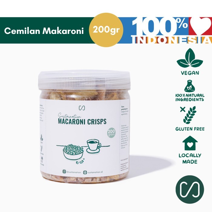 

Sustaination Cemilan Makaroni Premium 220Gr