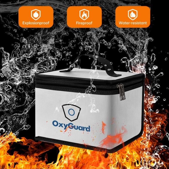 

Oxyguard Fireproof Lipo Battery Safety Bag Drones Battery Dji Mavic Avata Terlaris