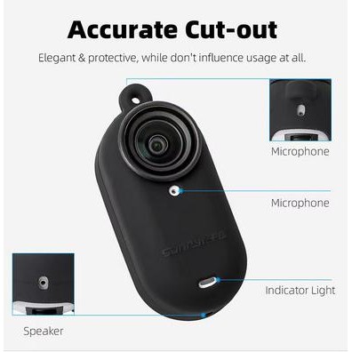 

Sunnylife Silicone Protective Case Camera Lens Cover Insta360 Go 3S Terlaris