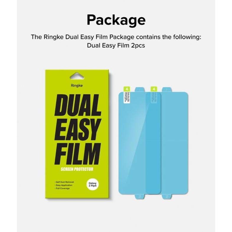 

Ringke Dual Easy Film Protector Screen Guard Samsung Galaxy Z Flip 6 Terlaris